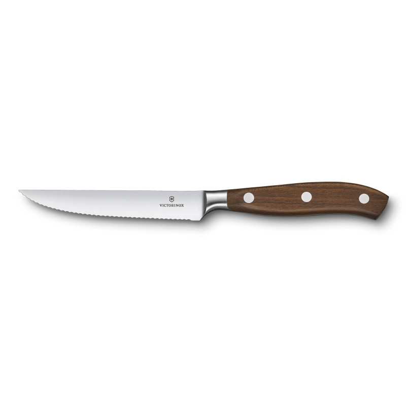 Кованый нож Victorinox Grand maitre Rosewood Steak Knife 7.7200.12WG в подарочной упаковке