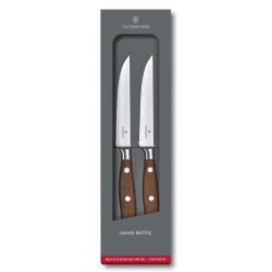 Набор из 2 ножей Victorinox Grand maitre Rosewood Steak Knife Set 7.7240.2W в подарочной упаковке