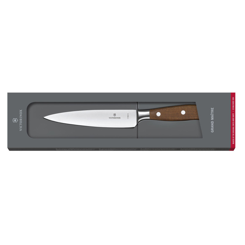Кованый нож Victorinox Grand maitre Rosewood Chef's Knife 7.7400.15G в подарочной упаковке