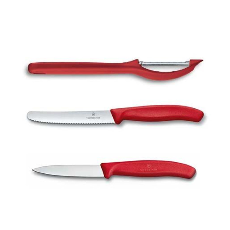 Набор из 3 ножей Victorinox Swiss Classic Paring Knife Set with Peeler 6.7111.31