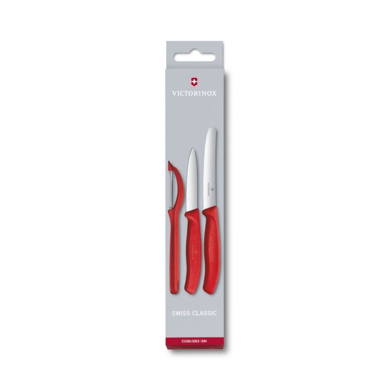 Набор из 3 ножей Victorinox Swiss Classic Paring Knife Set with Peeler 6.7111.31