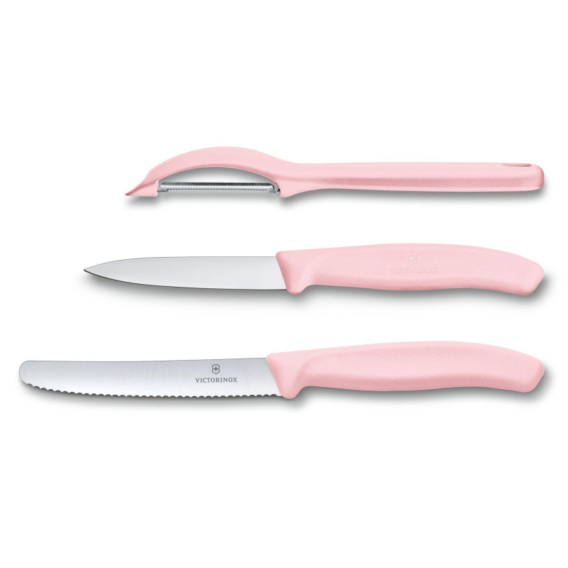 Набір з 3 предметів Victorinox Swiss Classic Trend Colors Paring Knife Set with Universal Peeler 6.7116.31L52