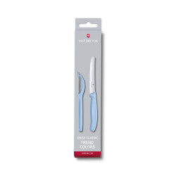 Набір з 2 предметів Victorinox Swiss Classic Trend Colors Tomato Knife and Universal Peeler Set 6.7116.21L22