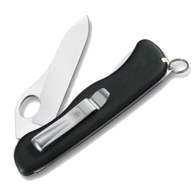 Нож Victorinox Sentinel One-Hand 0.8416.M3 черный с клипсой