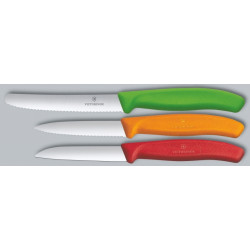 Набор из 3 цветных ножей Victorinox Swiss Classic Paring Knife Set Colorful 6.7116.32