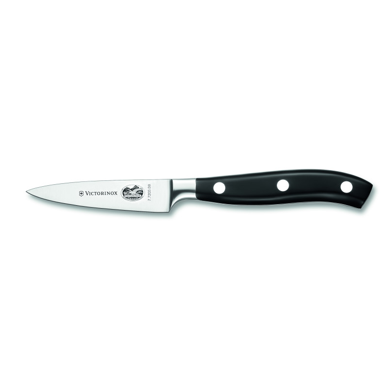 Кухонный кованый профессиональный нож Victorinox для мяса  7.7203.08G в подарочной упаковке