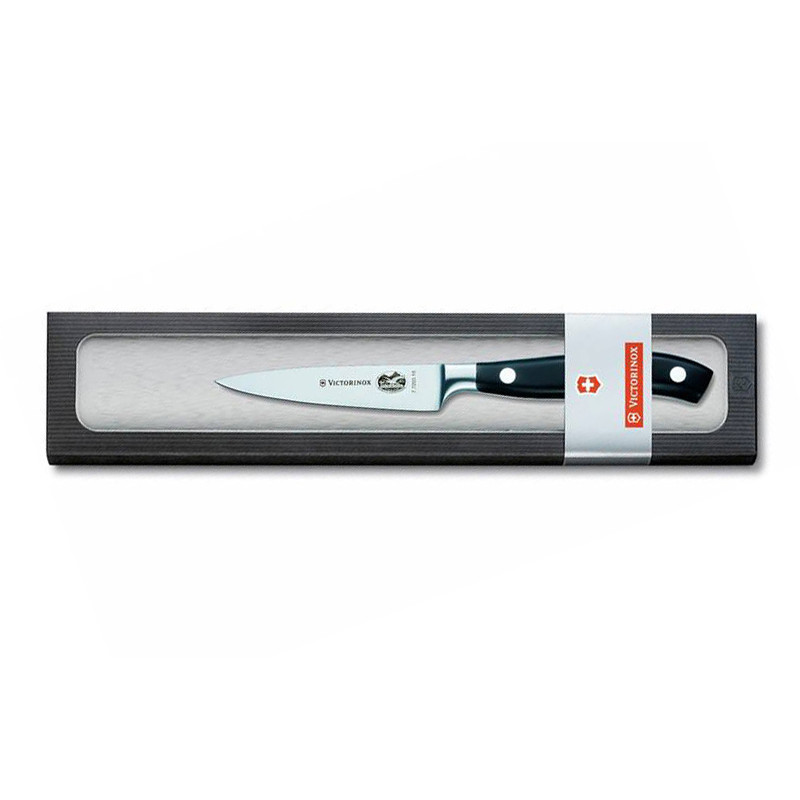 Кухонный кованый профессиональный нож Victorinox для мяса  7.7203.10G в подарочной упаковке