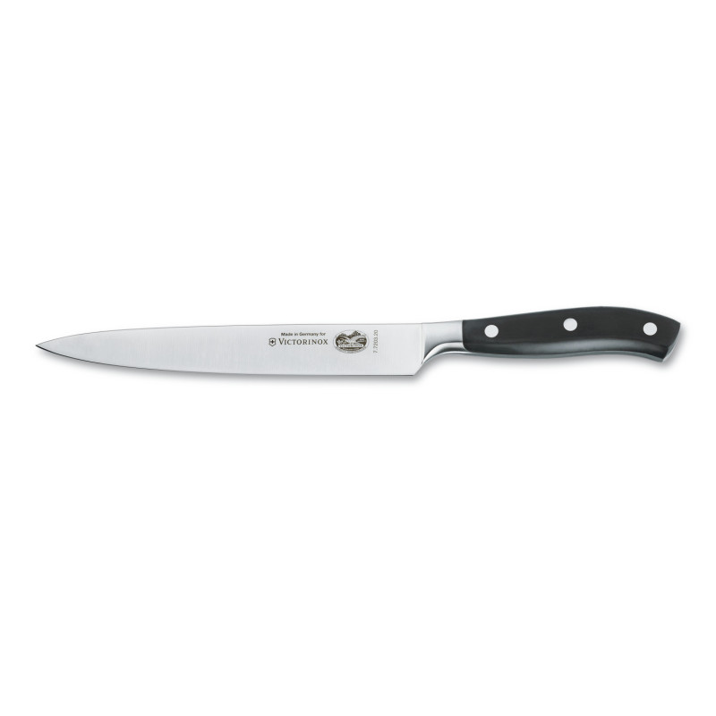 Кухонный кованый профессиональный нож Victorinox для мяса  7.7203.20G в подарочной упаковке