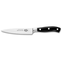 Кухонный кованый профессиональный шеф-нож Victorinox  7.7403.15G в подарочной упаковке