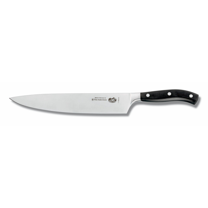 Кухонный кованый профессиональный шеф-нож Victorinox  7.7403.25G в подарочной упаковке