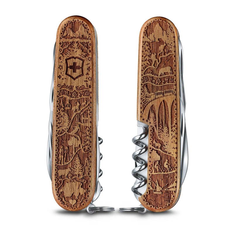 Ніж Victorinox Climber Wood Swiss Spirit Special Edition 2021 1.3701.63L21