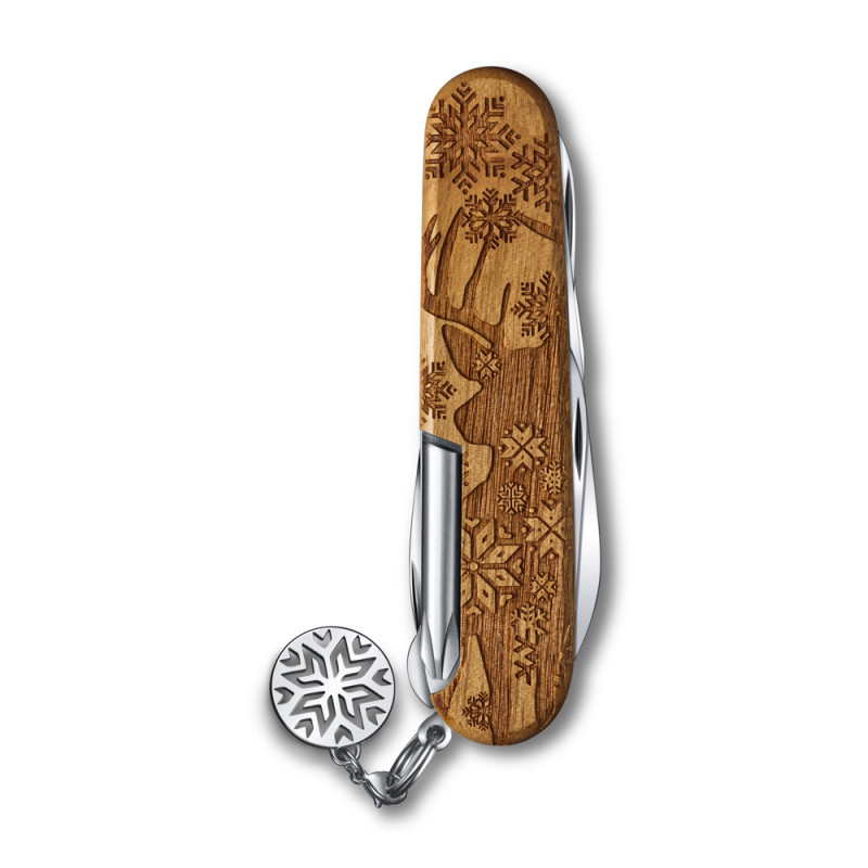 Ніж Victorinox Super Tinker Wood Winter Magic Limited Edition 2022 1.4701.63E1