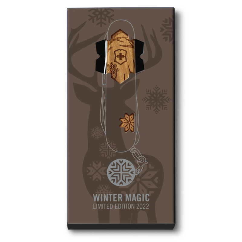Ніж Victorinox Super Tinker Wood Winter Magic Limited Edition 2022 1.4701.63E1