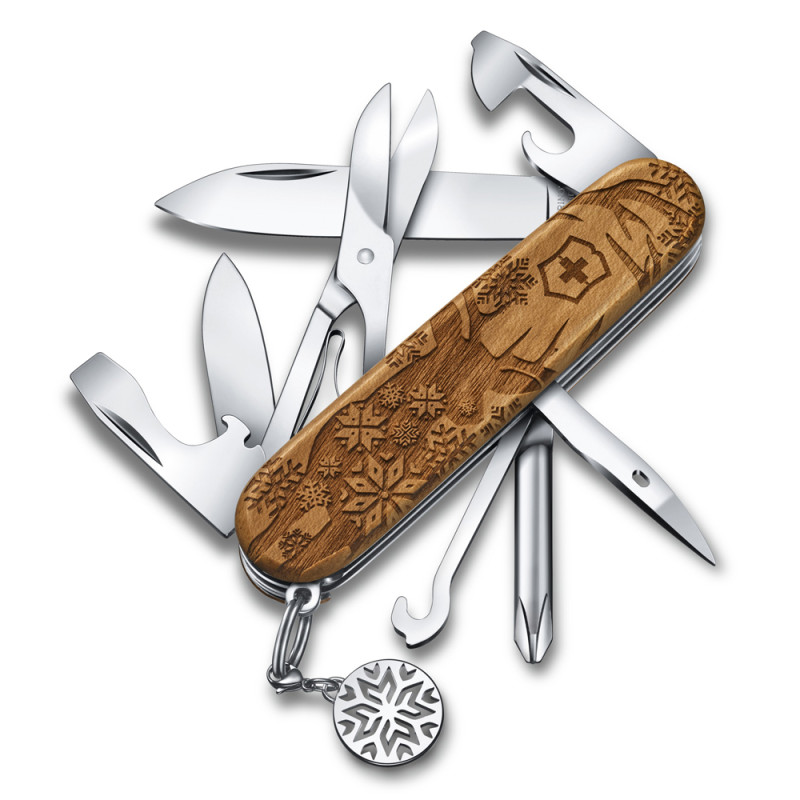 Ніж Victorinox Super Tinker Wood Winter Magic Limited Edition 2022 1.4701.63E1