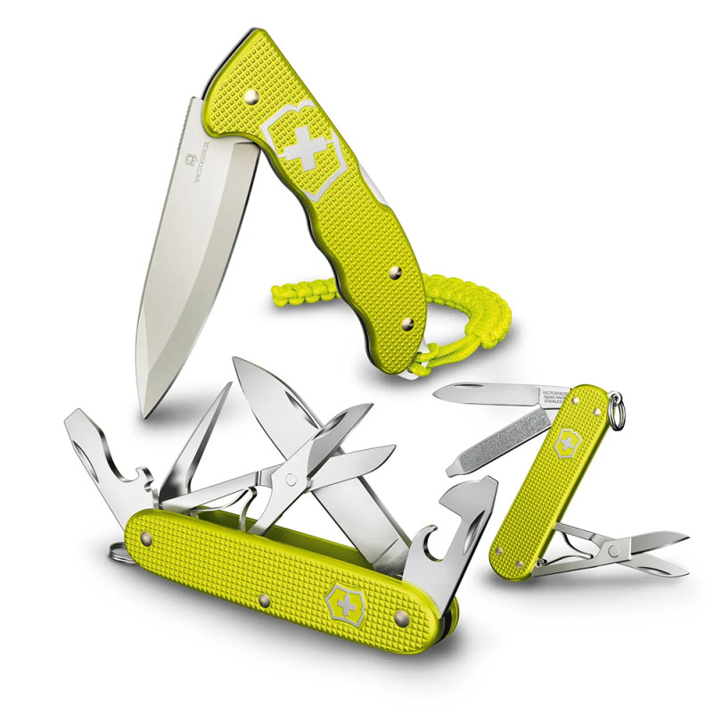 Ніж Victorinox Pioneer X Alox Limited Edition 2023 Electric Yellow 0.8231.L23