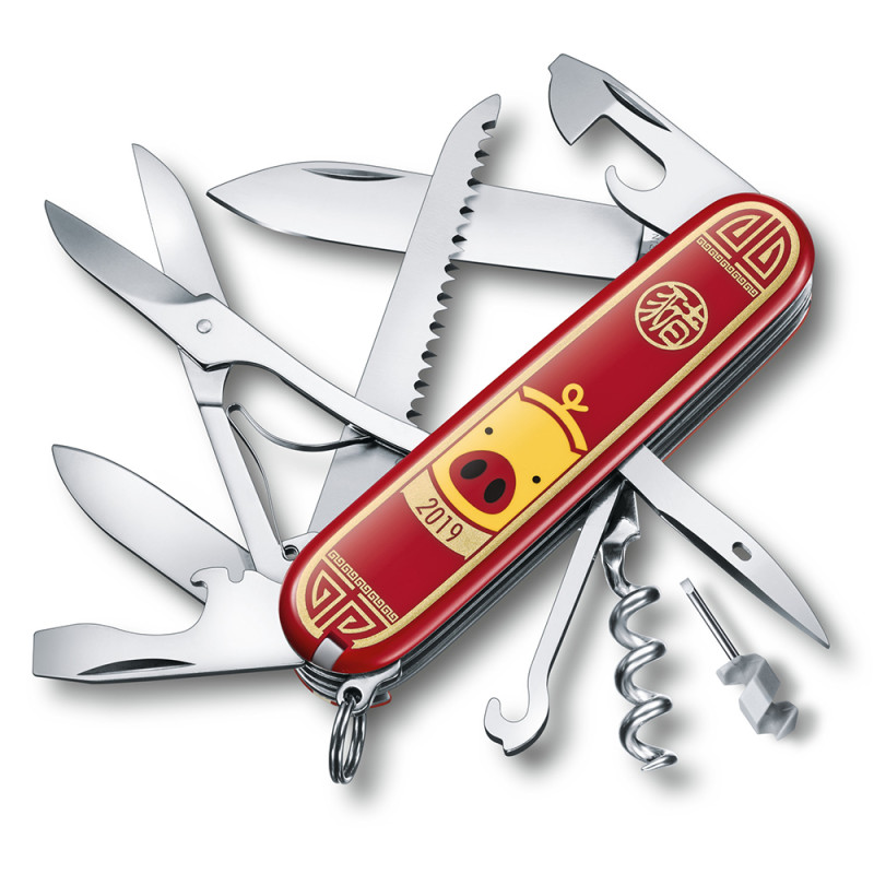 Ніж Victorinox Huntsman Year of the Pig 2019 1.3714.E8
