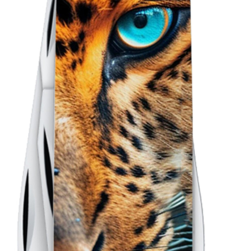 Складаний ніж Victorinox HIKER ANIMAL Леопард 1.4613.3.F1080pw