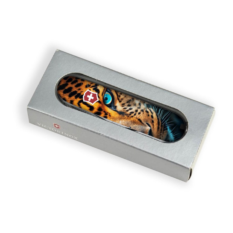 Складаний ніж Victorinox HIKER ANIMAL Леопард 1.4613.3.F1080pw