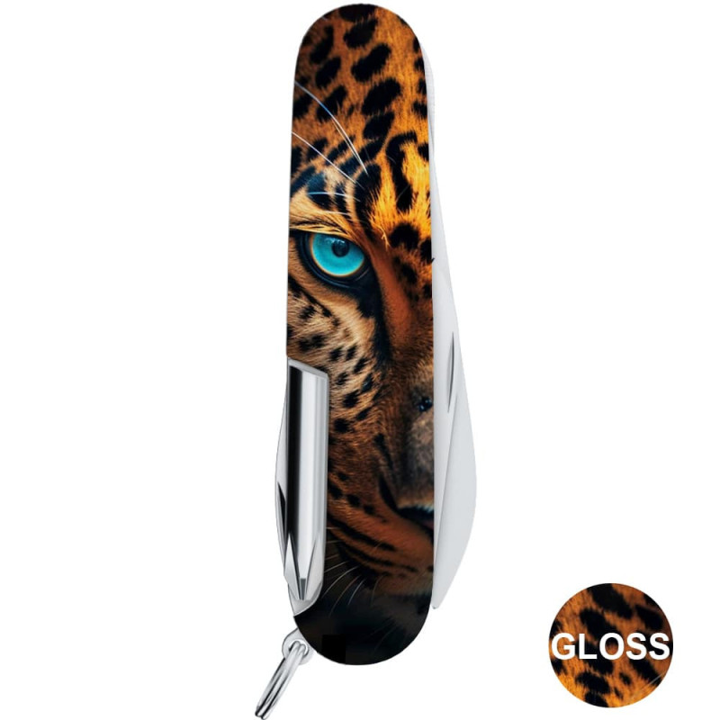 Складаний ніж Victorinox HIKER ANIMAL Леопард 1.4613.3.F1080pw
