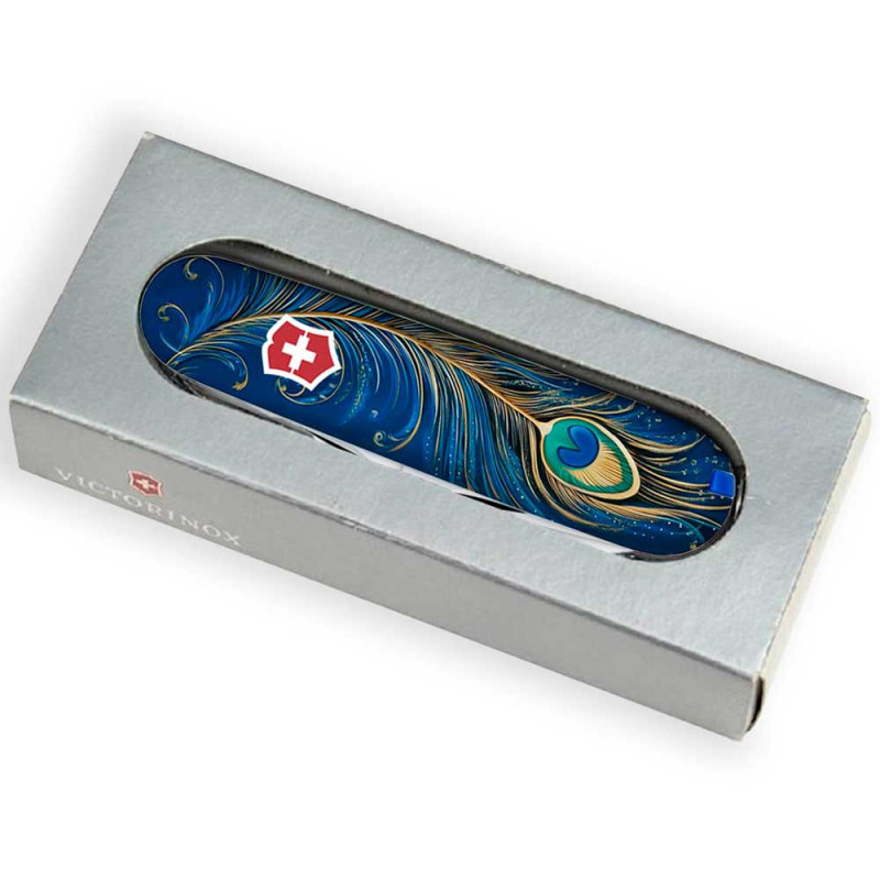 Складаний ніж Victorinox SPARTAN UKRAINE Чарівне перо Жар-Птиці 1.3603.3.T3150pw