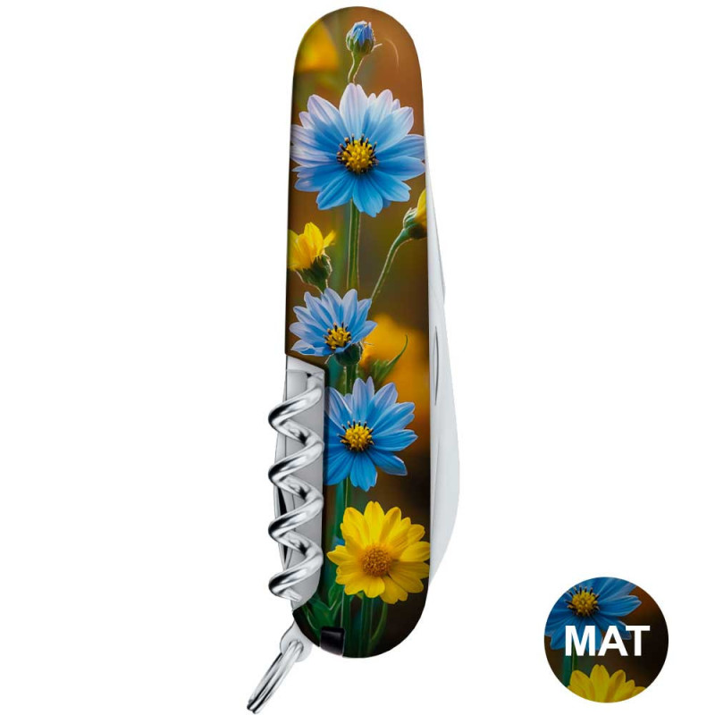 Складаний ніж Victorinox SPARTAN UKRAINE Золота пташка 1.3603.7.T3170pw
