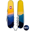 Складаний ніж Victorinox CAMPER UKRAINE Гірський пейзаж 1.3613.7.T3190pw