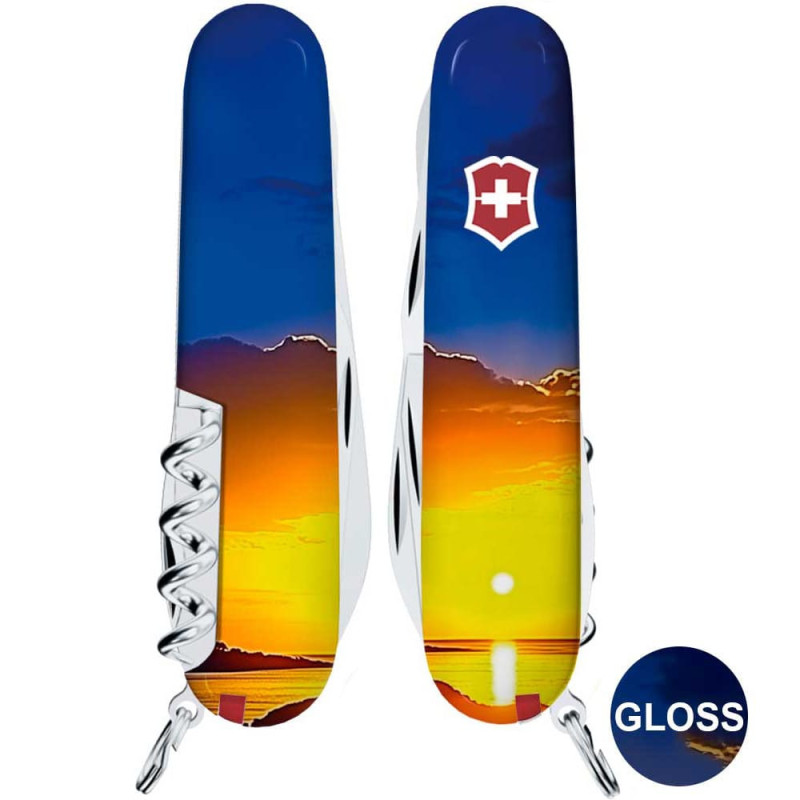 Складаний ніж Victorinox CLIMBER UKRAINE Світанок 1.3703.7.T3220pw