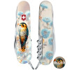 Складаний ніж Victorinox HUNTSMAN UKRAINE Шляхетний Сокіл 1.3713.7.T3260pw