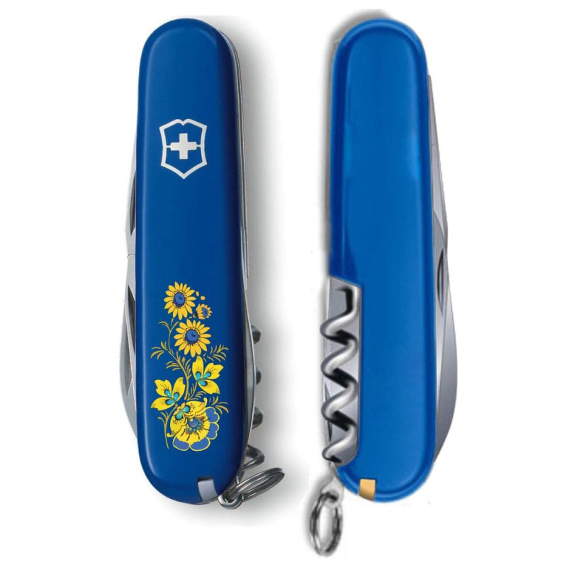 Ніж Victorinox Spartan Ukraine Квіти 1.3603.2_T1050u