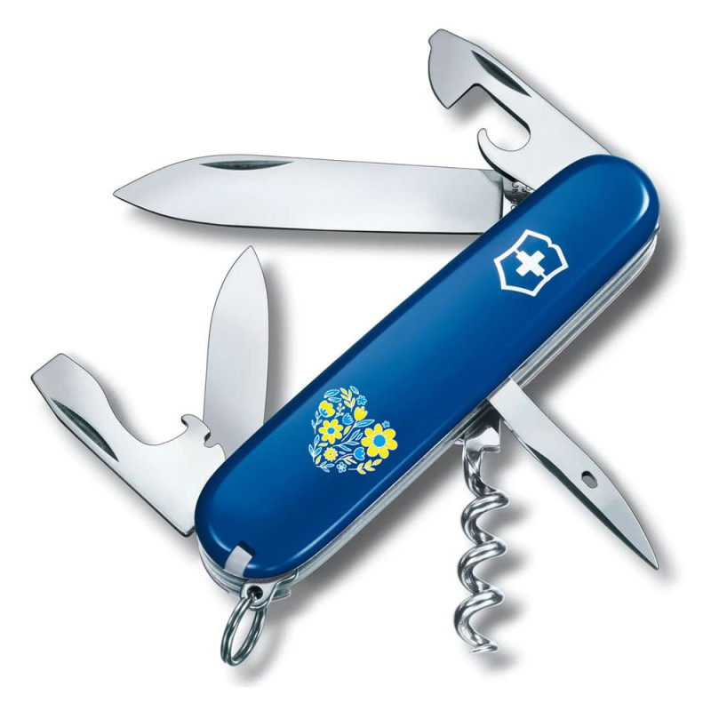 Ніж Victorinox Spartan Ukraine Квіткове серце 1.3603.2_T1246u