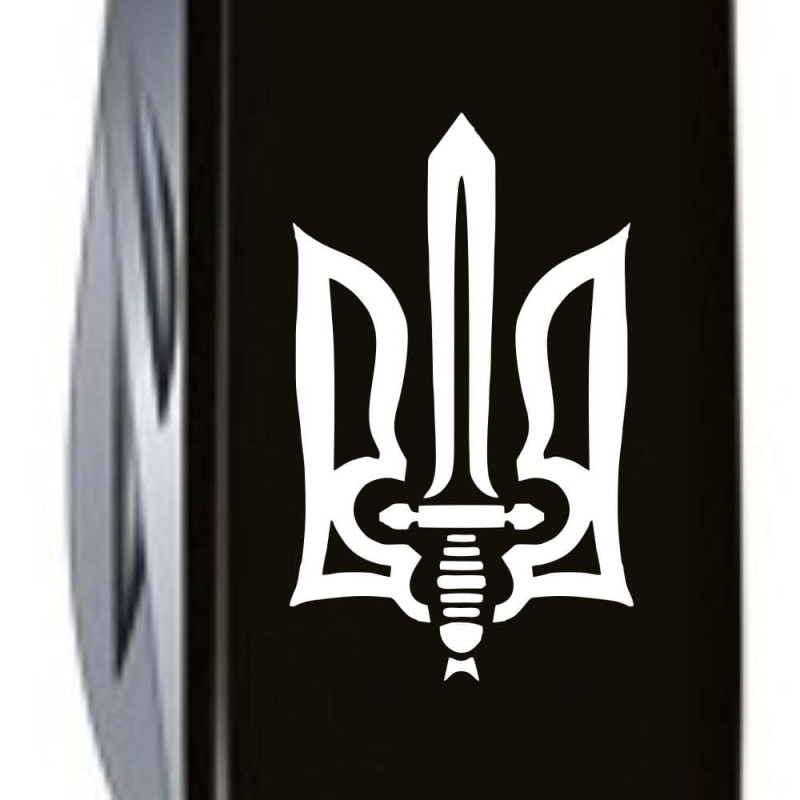 Ніж Victorinox Spartan Ukraine Тризуб ОУН білий 1.3603.3_T0300u