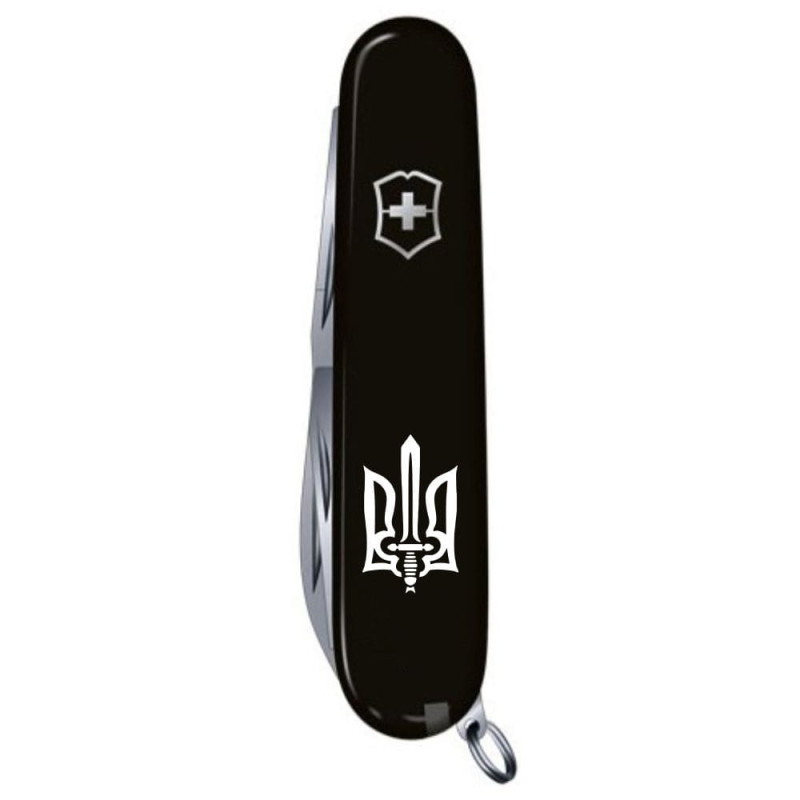 Ніж Victorinox Spartan Ukraine Тризуб ОУН білий 1.3603.3_T0300u