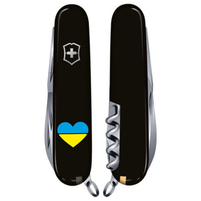 Ніж Victorinox Spartan Ukraine Серце синьо-жовте 1.3603.3_T1090u