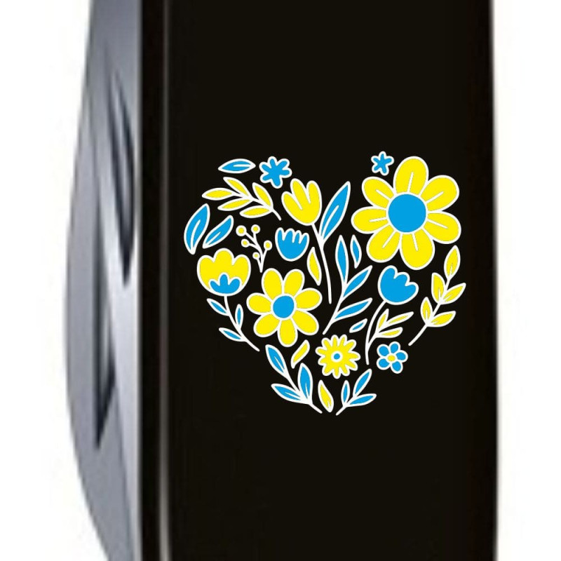 Ніж Victorinox Spartan Ukraine Квіткове серце 1.3603.3_T1246u