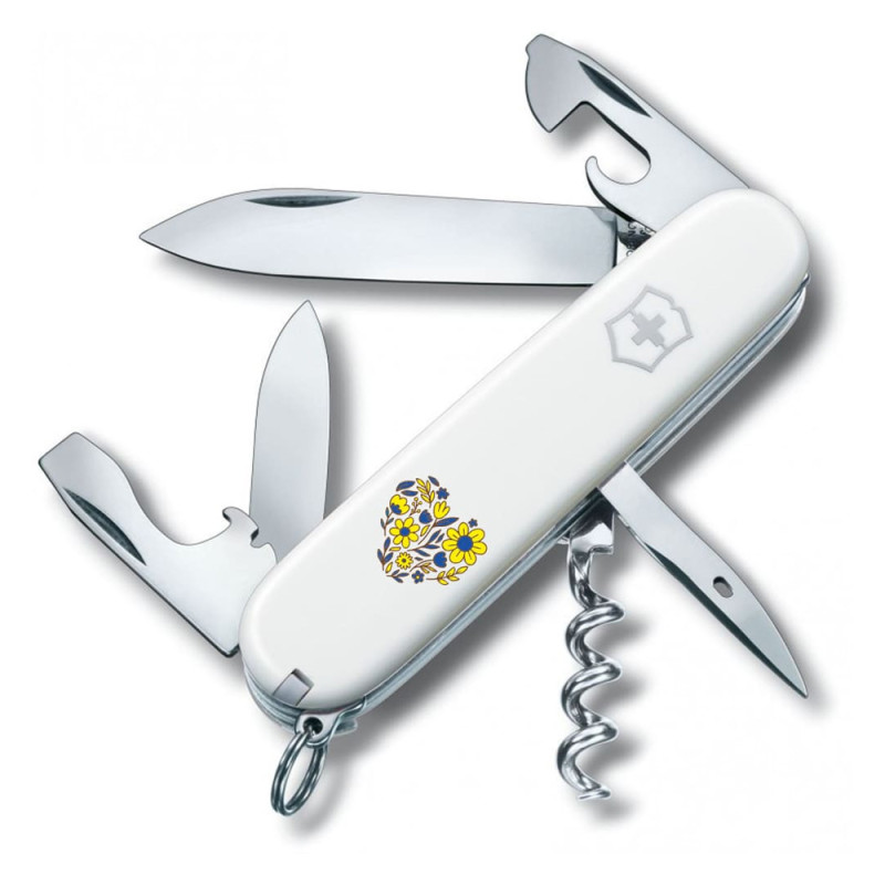 Ніж Victorinox Spartan Ukraine Квіткове серце 1.3603.7_T1247u