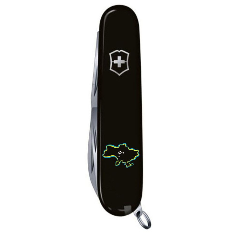 Ніж Victorinox Huntsman Ukraine Кордони України + Дім 1.3713.3_T1290u