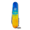 Ніж Victorinox Huntsman Ukraine Жовто-синій малюнок 1.3713.7_T3100pw