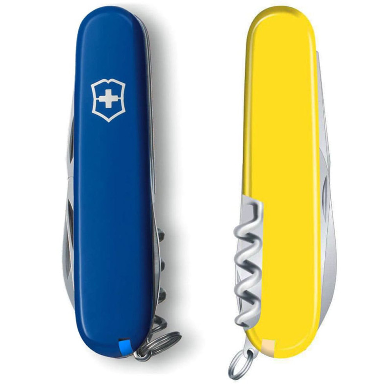 Ніж Victorinox Spartan Ukraine синьо-жовтий 1.3603.2.8
