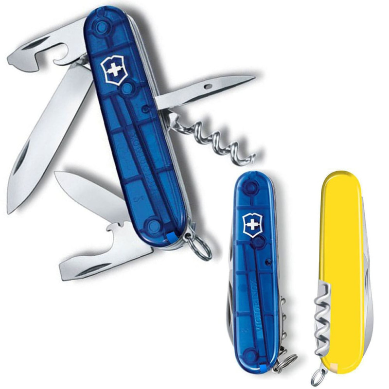 Ніж Victorinox Spartan Ukraine синьо-жовтий 1.3603.T2.8