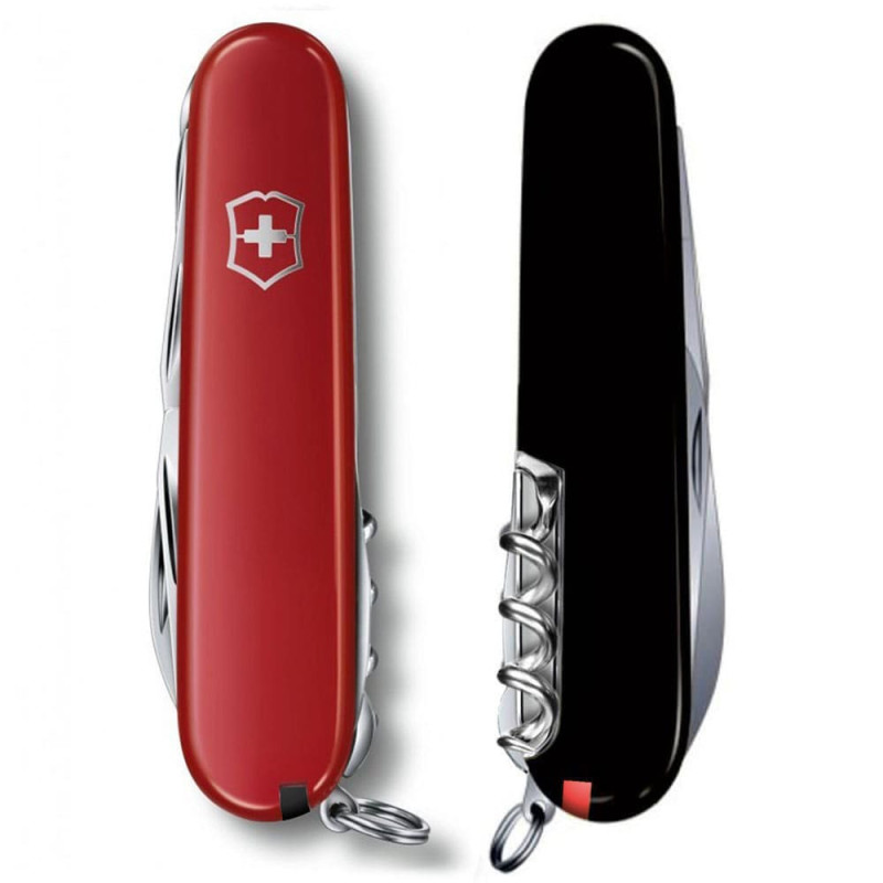 Ніж Victorinox Climber Ukraine червоно-чорний 1.3703.1.3