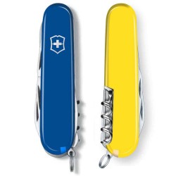 Ніж Victorinox Climber Ukraine синьо-жовтий 1.3703.2.8