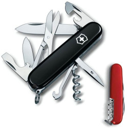 Ніж Victorinox Climber Ukraine чорно-червоний 1.3703.3.1