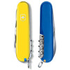 Ніж Victorinox Climber Ukraine жовто-синій 1.3703.8.2