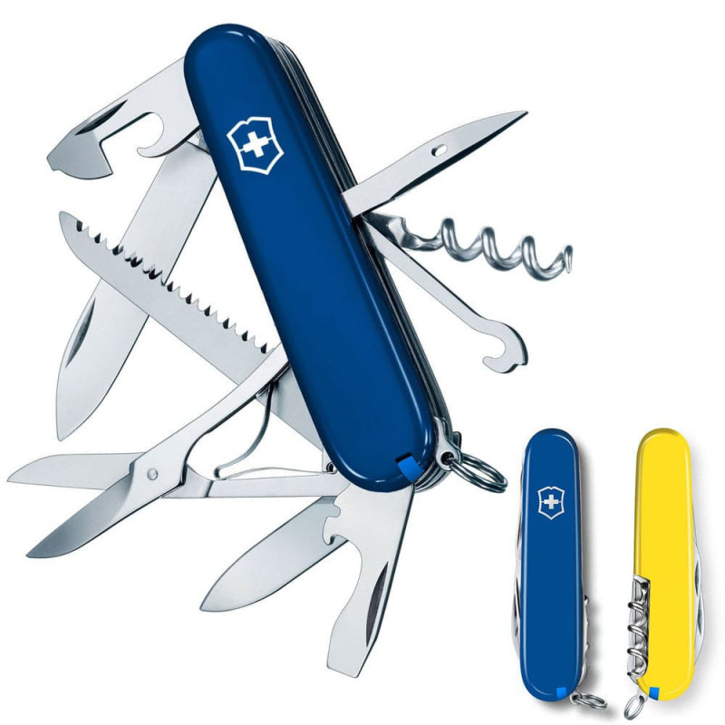 Ніж Victorinox Huntsman Ukraine синьо-жовтий 1.3713.2.8