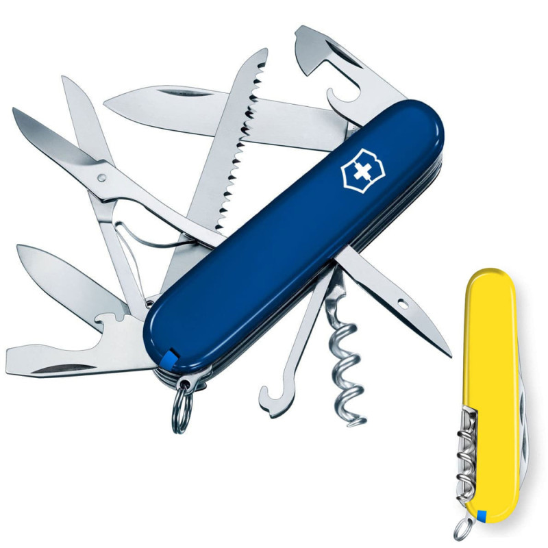 Ніж Victorinox Huntsman Ukraine синьо-жовтий 1.3713.2.8