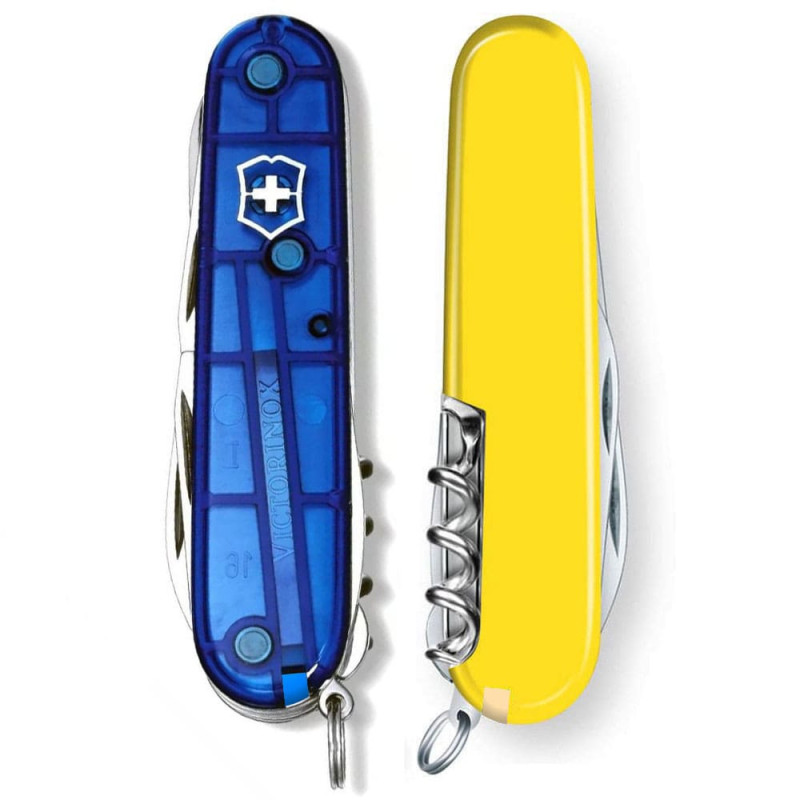 Ніж Victorinox Huntsman Ukraine синьо-жовтий 1.3713.T2.8