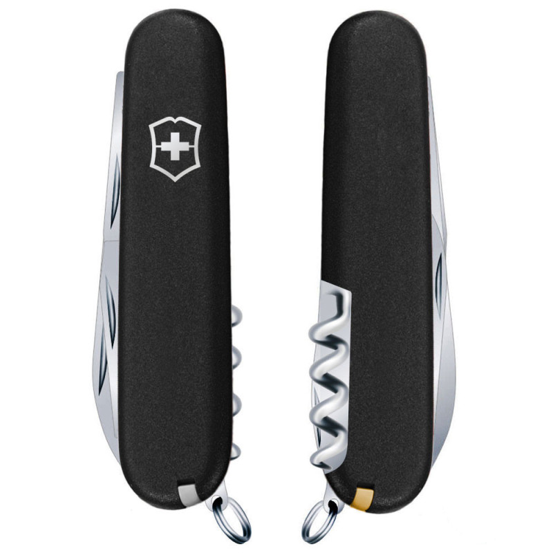Ніж Victorinox Spartan MAT чорний матовий лак 1.3603.3_M0007p