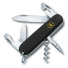 Ніж Victorinox Spartan MAT чорний матовий лак жовтий логотип 1.3603.3_M0008p