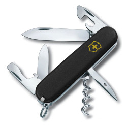 Ніж Victorinox Spartan MAT чорний матовий лак жовтий логотип 1.3603.3_M0008p