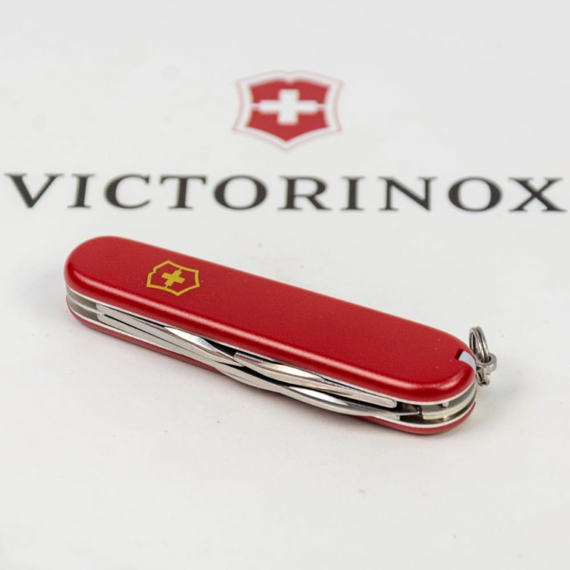 Ніж Victorinox Spartan MAT червоний матовий лак жовтий логотип 1.3603_M0008p